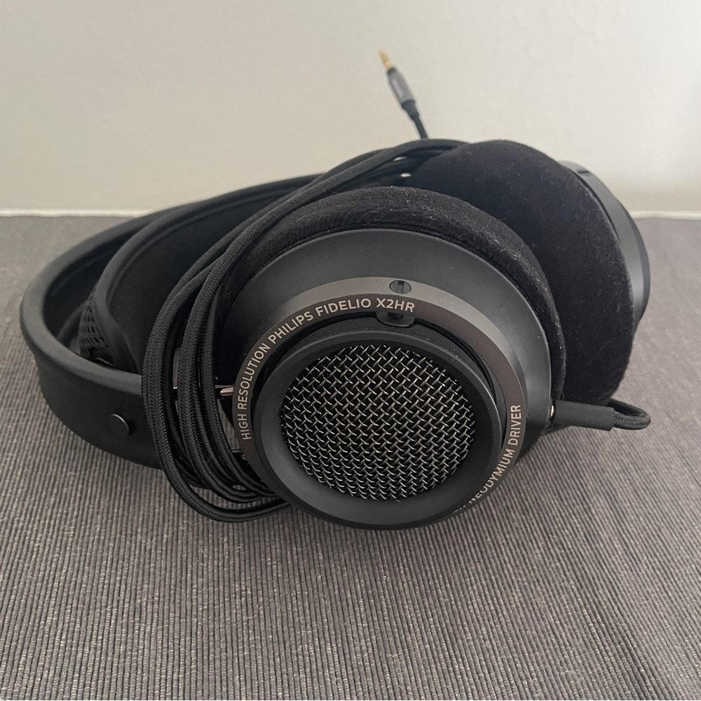 Philips Fidelio X2HR Black Over-Ear Headphones with Open-Back Design